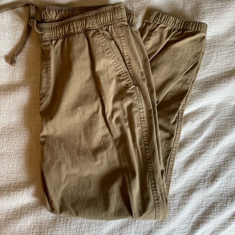 Men’s chino drawstring joggers